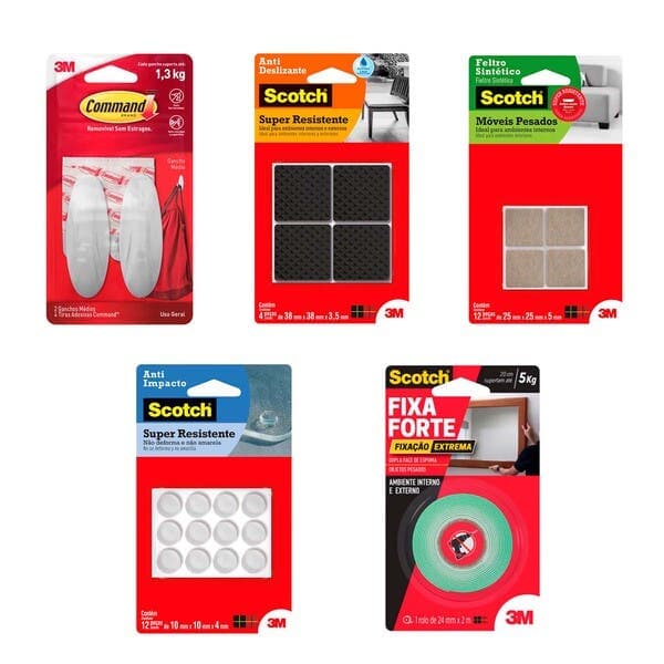 Kit de Proteçãopara móveis 3M + Fita Dupla Face