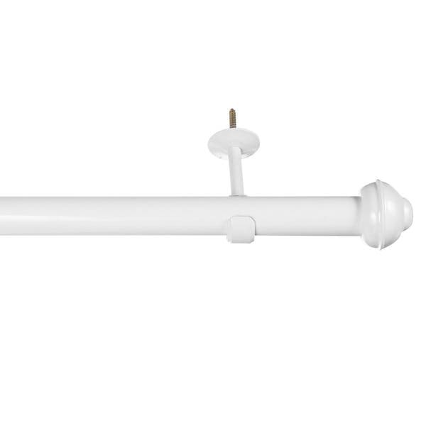 Kit de Varão Alumínio Elegance 2,00m Branco 28mm