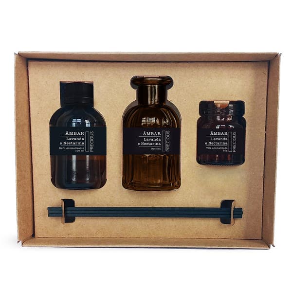 Kit Presente Lavanda e Nectarina 100ml Velarte