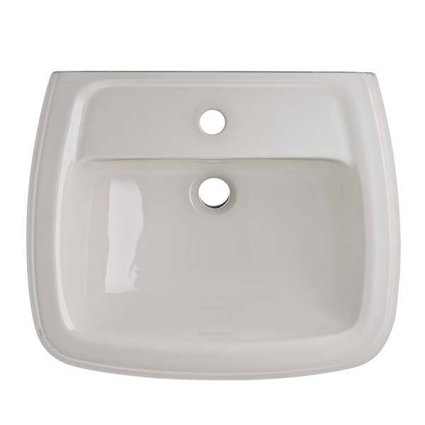 Lavatório para Coluna Fit 43x52x20cm Pergamon Celite