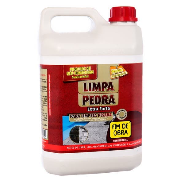 Limpa Pedras Extra Forte 5L Fim de Obra