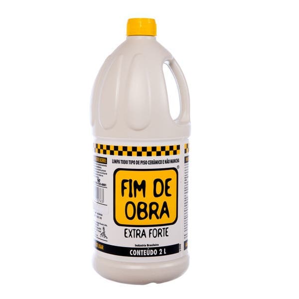Limpa Piso Cerâmicos Extra Forte 2L Fim de Obra