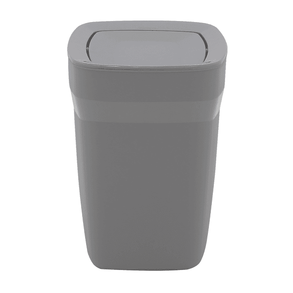 Lixeira 6,5L Basculante Cinza Compact Tramontina