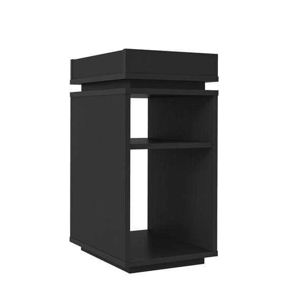 Mesa de Apoio 61,5x30x40cm Preto Olivia MDP Artely
