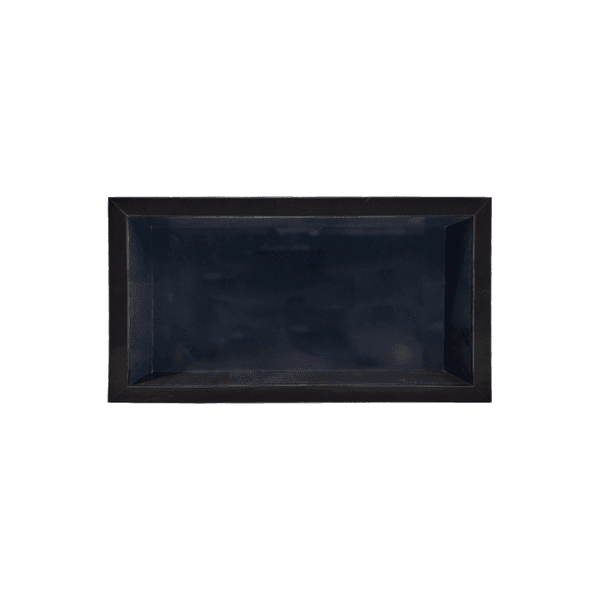 Nicho para Banheiro Polido Preto 30x60cm Artens