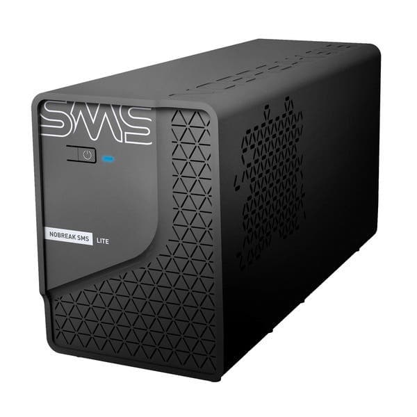 Nobreak 1200VA Lite Bivolt 6 Tomadas Preto SMS