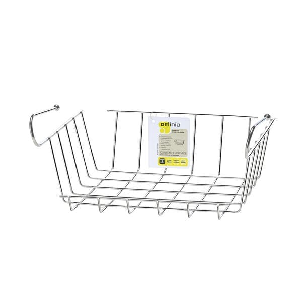 Organizador de Armário 24cm Aço Cromado Delinia
