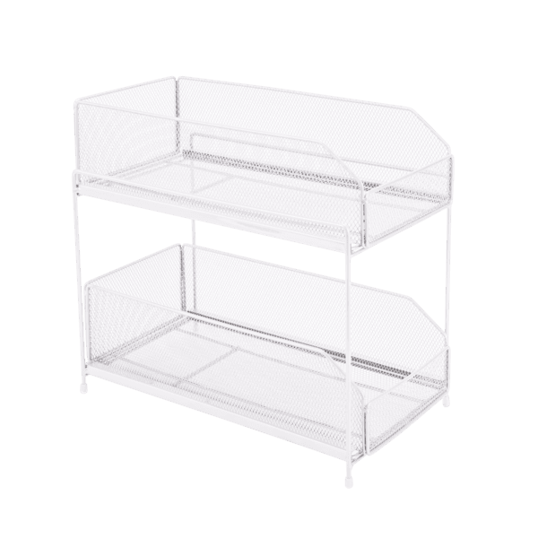 Organizador de Armário Aço Branco Delinia