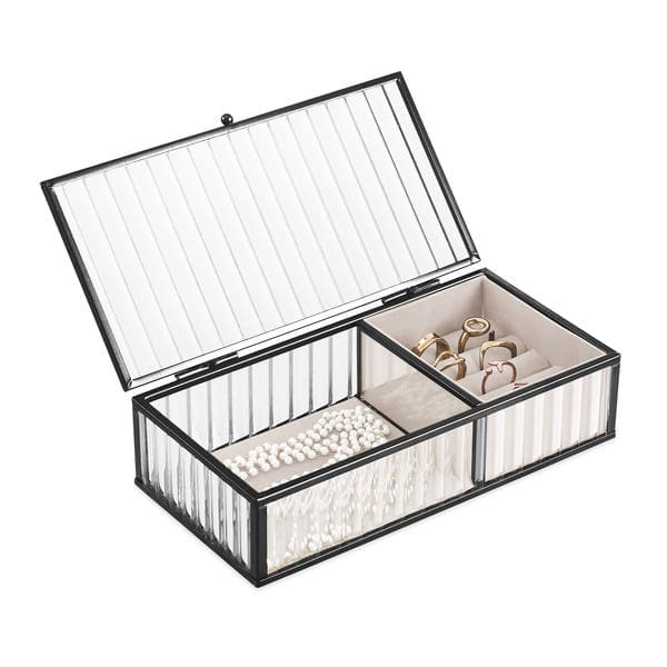 Organizador de Joias Metal Preto 5x10x20cm