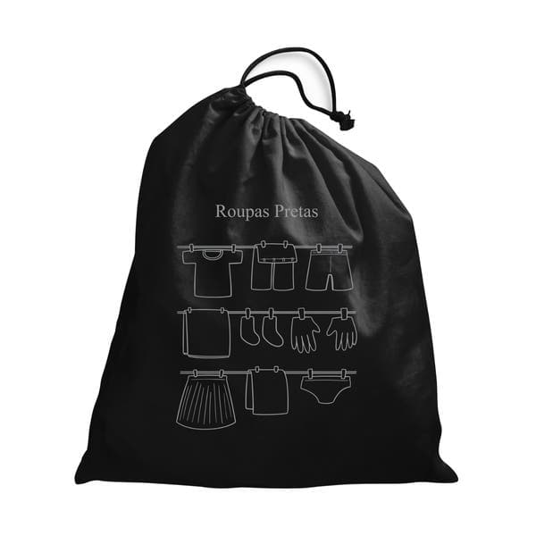 Organizador de Mala Tecido Preto 50x60x2cm Util UD