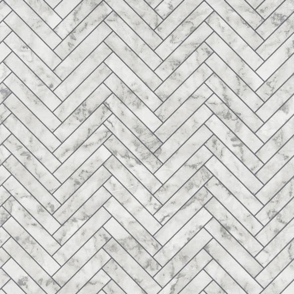 Papel de Parede TNT Geométrico Gelo 53cmx10m Tokfix
