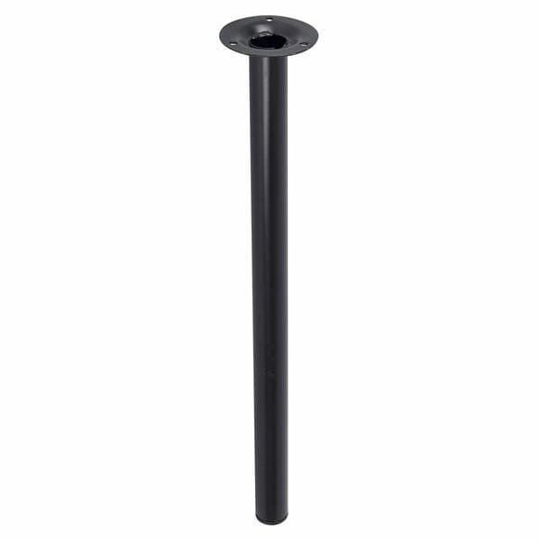 Pé para Cama Aço 50cm até 50kg Preto Cilíndrico