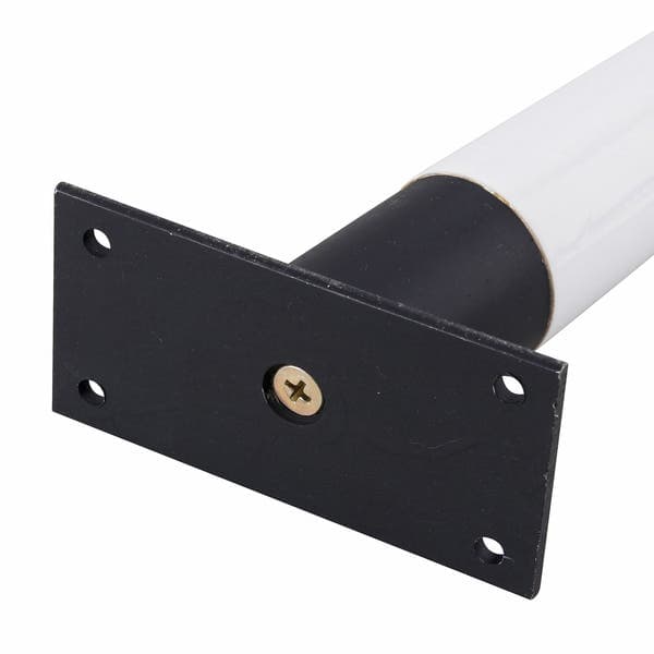 Pé para Mesa 31cm até 40kg Branco Verniz Palito