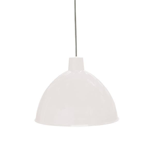 Pendente 1 Lâmpada Metal Branco TD822 Taschibra
