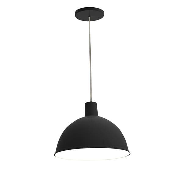 Pendente 1 Lâmpada Metal Preto TD821 Taschibra