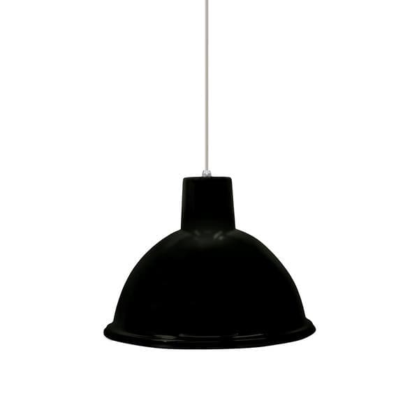 Pendente 1 Lâmpada Preto Metal TD820 Taschibra