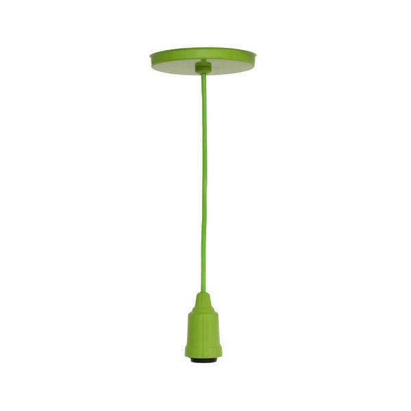 Pendente 1 Lâmpada Verde Metal Color Inspire