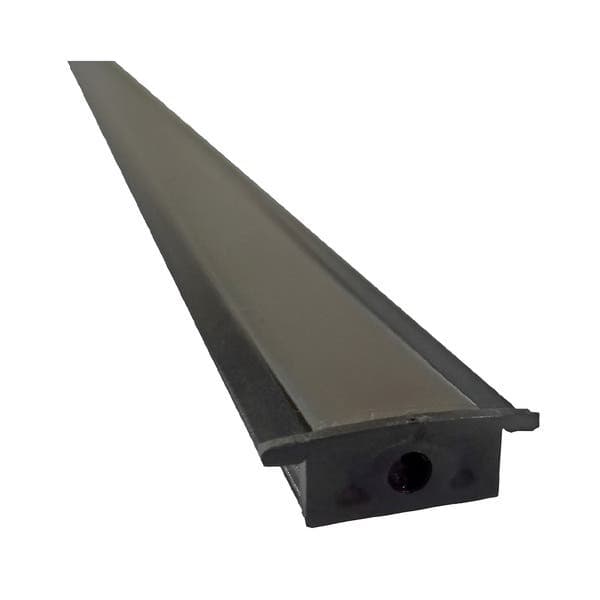 Perfil Baby Preto 8mm 2m de Sobrepor Gaya