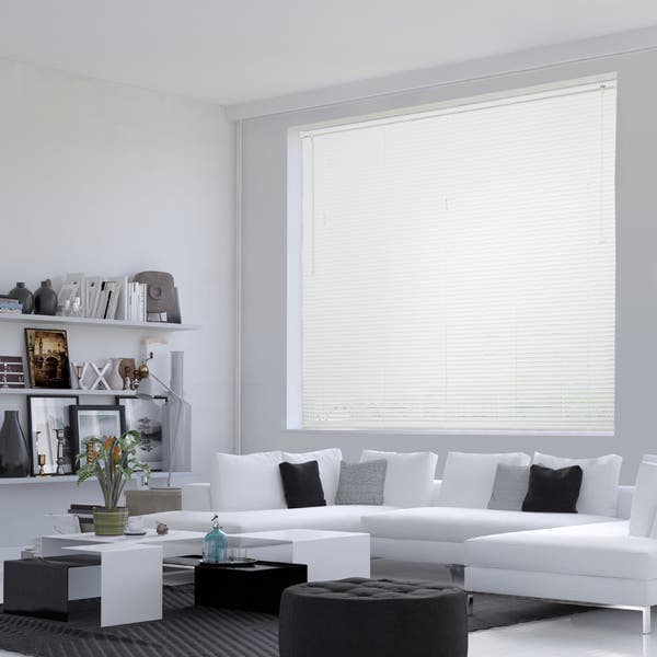 Persiana Horizontal Off PVC Branca 1,60x1,30m Evolux