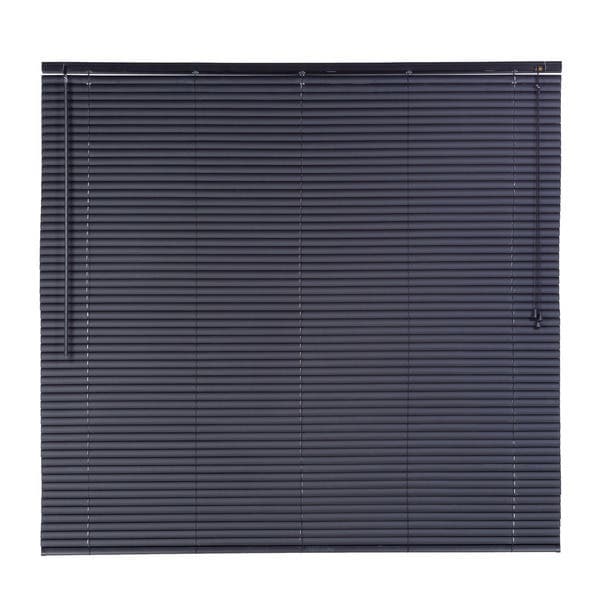 Persiana Horizontal Off PVC Preta 1,60x1,30m Evolux