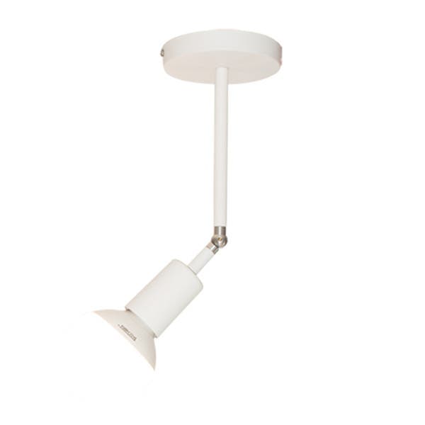 Plafon 1 Lâmpada Branco Metal Pointer Taschibra