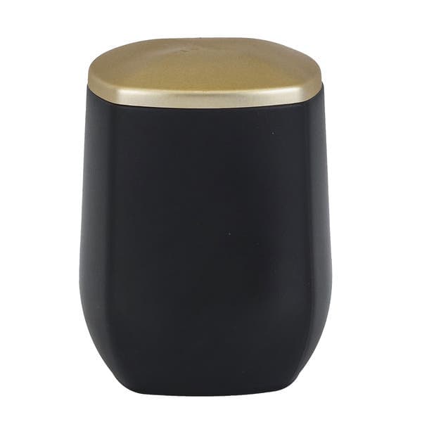 Porta Algodão Conceito Preto|Dourado Fosco Arthi