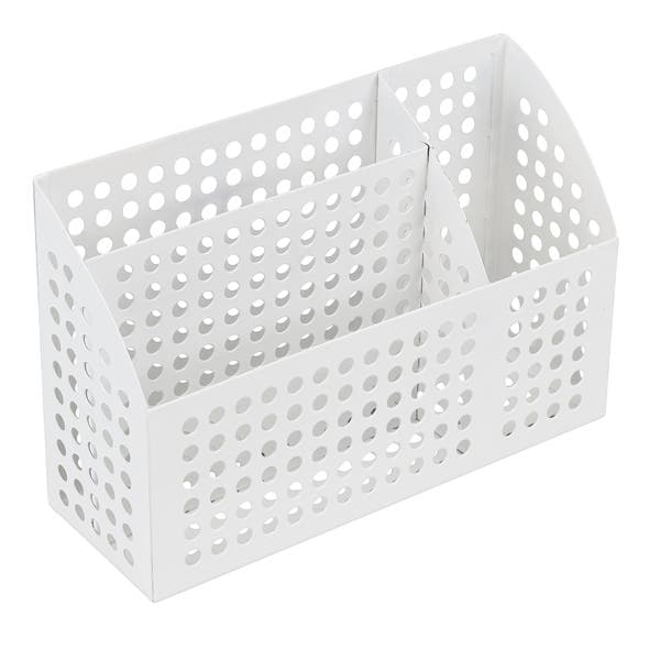Porta Objetos de Parede Metal Branco Oikos