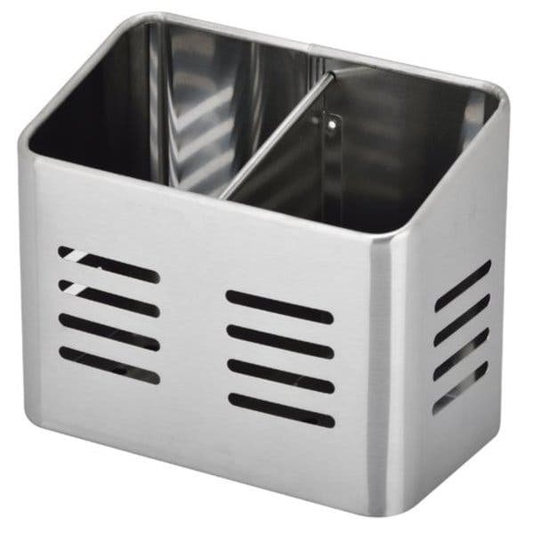 Porta Talheres de Mesa Metal Cromado