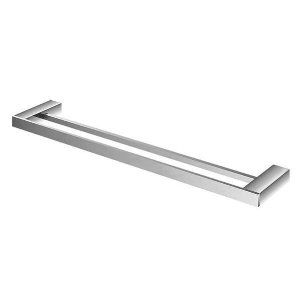 Porta Toalha Banho Duplo Metal Cromado Horus Fani