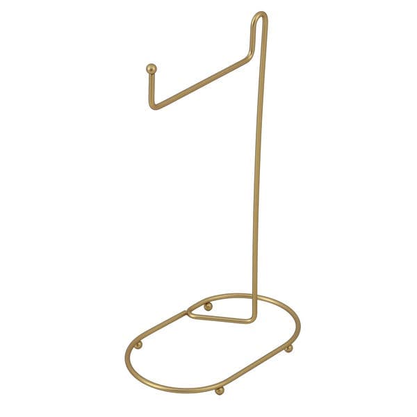 Porta Toalha de Bancada Metal Dourado Arthi