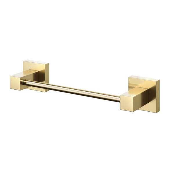 Porta Toalha de Banho Duplo Square Ouro Polido Docol