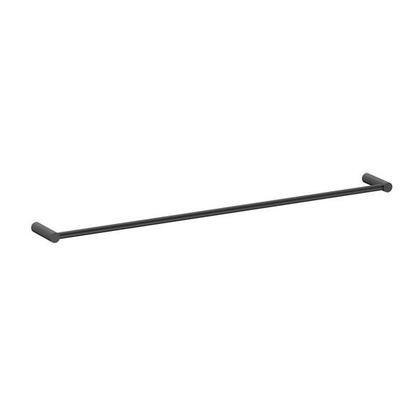 Porta Toalha de Banho Metal Preto Matte Flow Celite