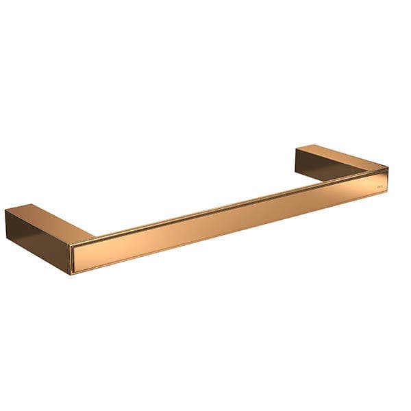 Porta Toalha Dourado 35cm Contemporânea Deca