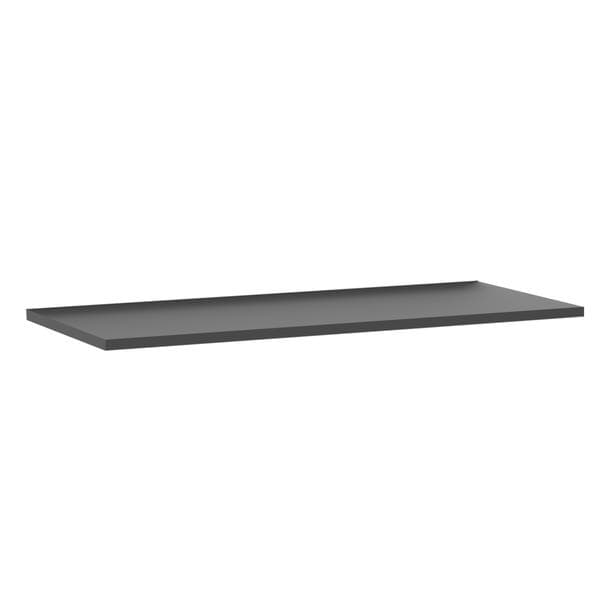 Prateleira de Madeira MDP Preta 120x40cm Luciane