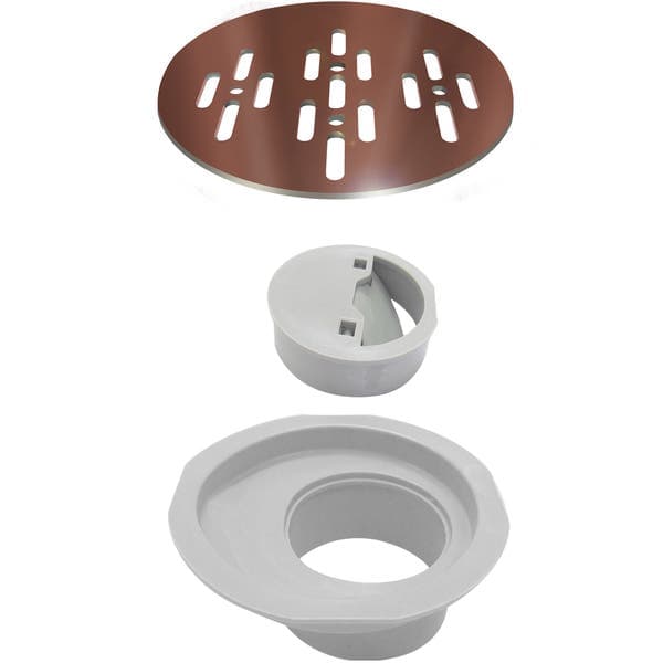 Ralo Redondo Inox 304 Pequeno Cobre Rose Novii