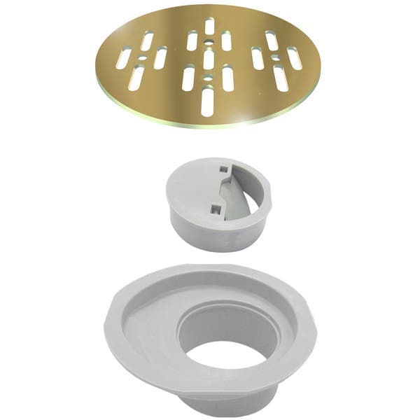 Ralo Redondo Inox 304 Pequeno Dourado Novii