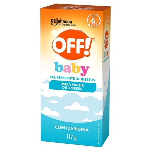Repelente Uso Pessoal Gel Off Baby 117g SC Johnson