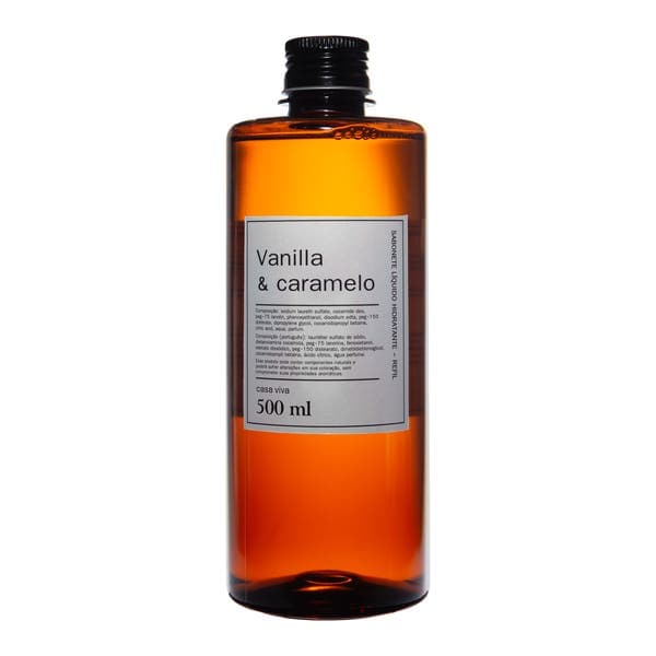 Sabonete Líquido Vanilla e Caramelo 500ml Casa Viva