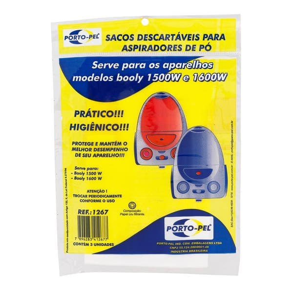 Saco para Aspirador para Booly Porto-Pel