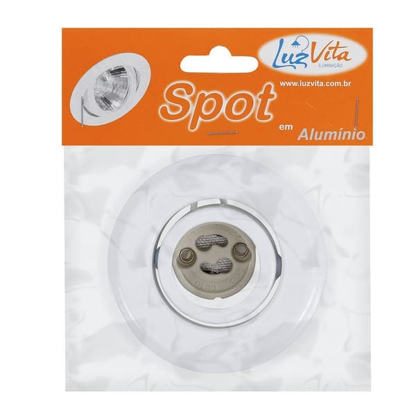 Spot de Embutir 1 Lâmpada Mini Luz Vita