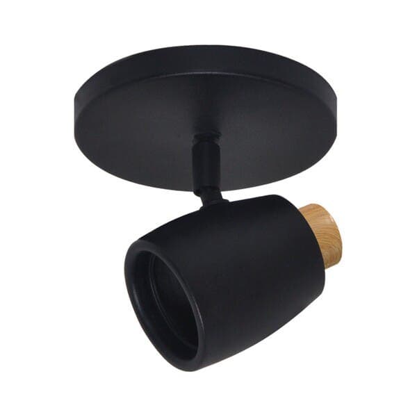 Spot Sobrepor Redondo Attena Scandi Preto