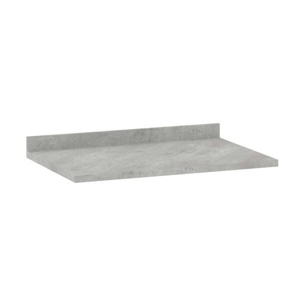 Tampo de Madeira MDP Concreto 120x53cm Slim Luciane
