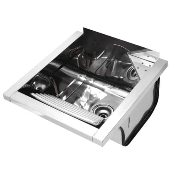Tanque 23L em Aço Inox 430 Brilho Docol