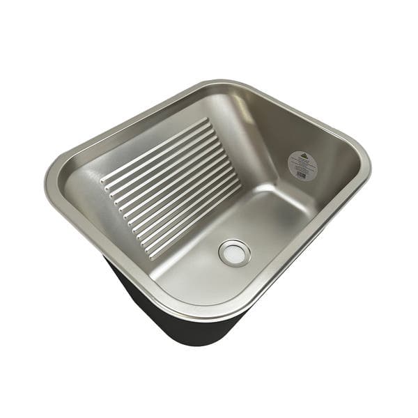 Tanque Quadrado Aço Inox Escovado 30L Casablanca