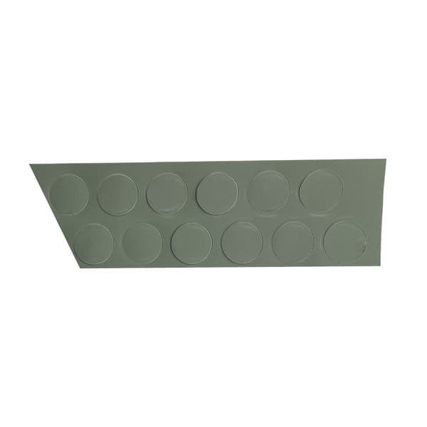 Tapa Furo Adesivo 12mm Verde Mar Matt 12 Peças Sfor