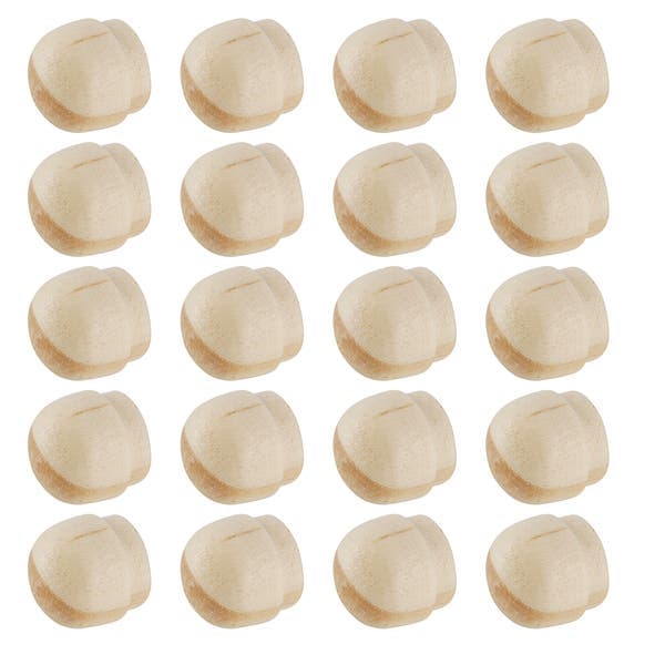 Tapa Furo de Madeira 12mm 20 Peças Settis