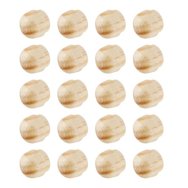 Tapa Furo de Madeira 15mm 20 Peças Settis