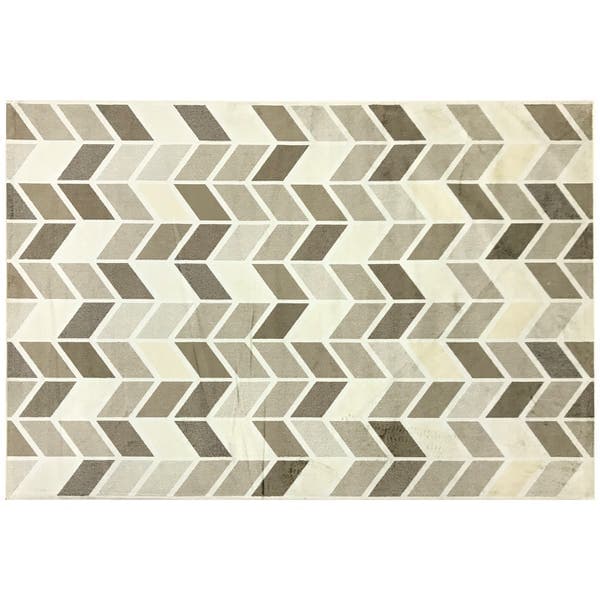 Tapete Belga Zig-Zag Bege 2,50x2,00m Abdalla