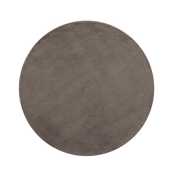 Tapete Redondo 100x100m Jolitex Liso Vip Caqui