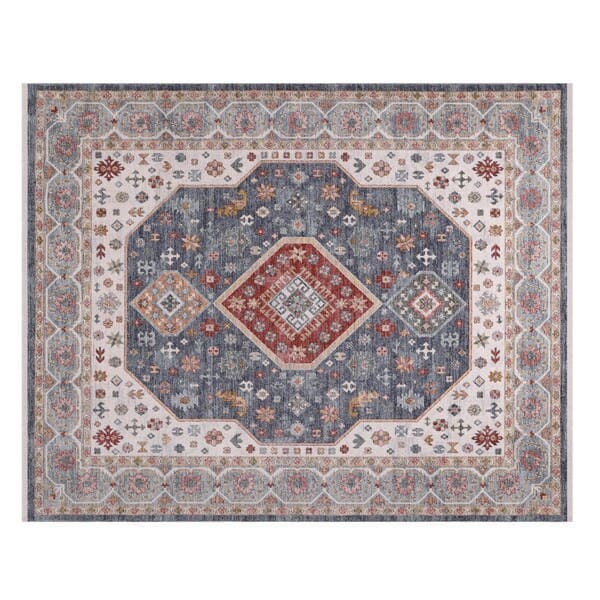 Tapete Retangular 2,5x3,1m Edantex Coliseo Cinza